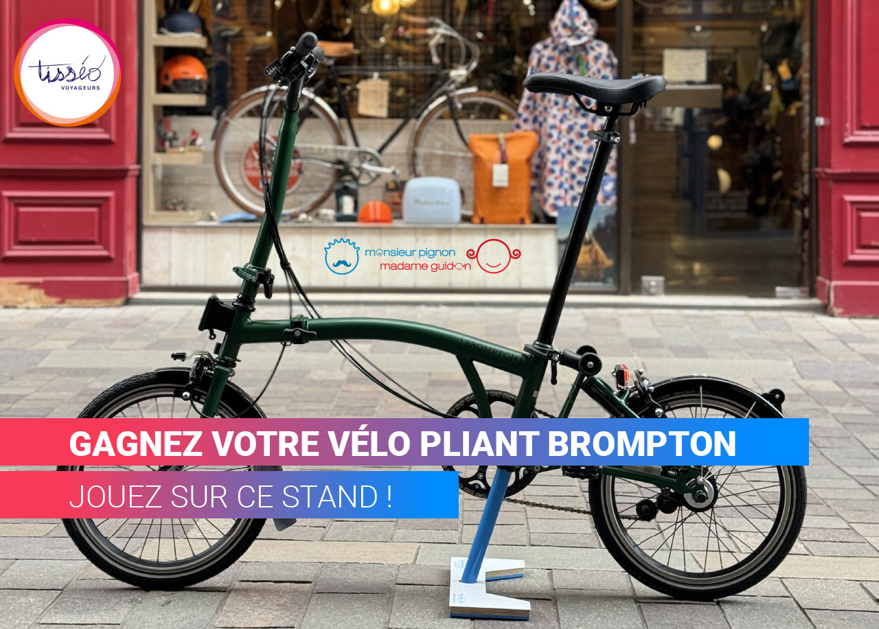 Gagnez votre vélo pliant Bromton. Jouez sur ce stand !